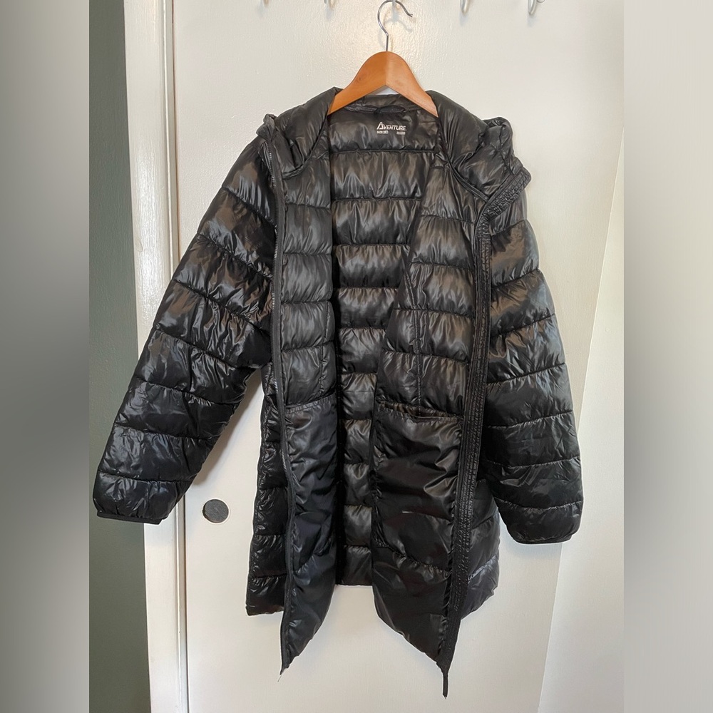 XXL Aventure lightweight down jacket coat black